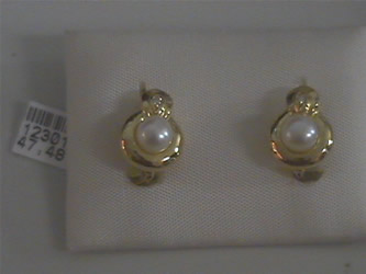 pendientes perlas