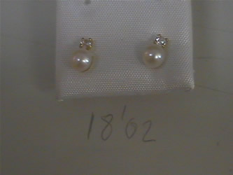 pendientes perlas