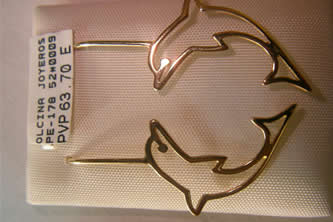 pendientes delfin