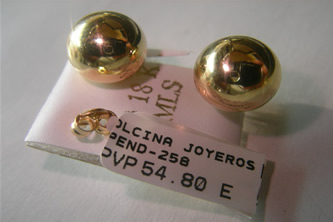 pendientes bolas