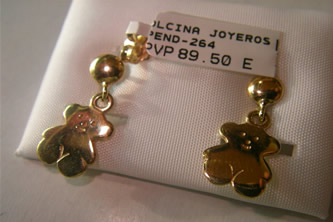 pendientes osos
