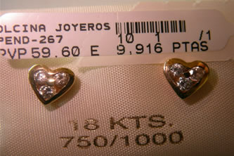 pendientes corazon