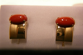 pendientes coral