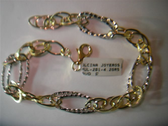 pulsera oro personalizadas