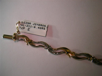 pulsera oro personalizadas