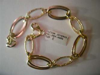 pulsera oro personalizadas