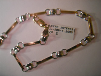 pulsera oro personalizadas
