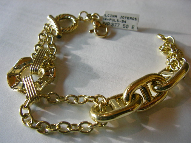 pulseras oro plata personalizadas