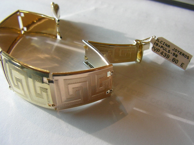 pulseras oro plata personalizadas