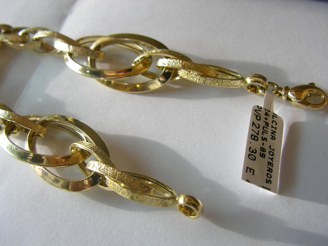 pulseras oro plata personalizadas