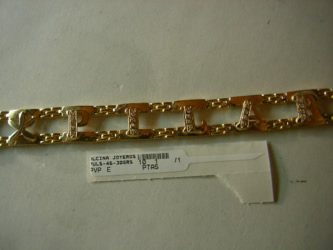 pulseras oro plata personalizadas