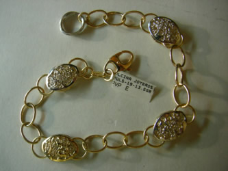 pulseras oro plata personalizadas