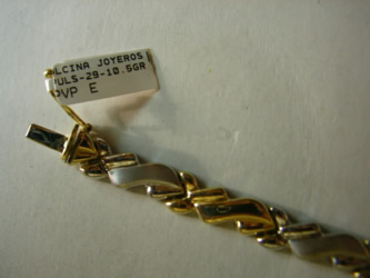 pulseras oro plata personalizadas