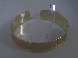 pulseras rigidas oro personalizadas