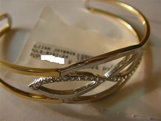 pulseras rigidas oro personalizadas