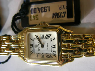 relojes personalizados de oro