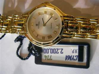 relojes personalizados de oro
