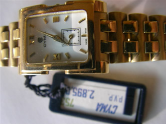 relojes personalizados de oro