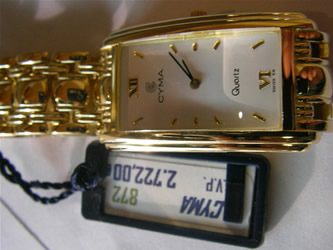 relojes personalizados de oro