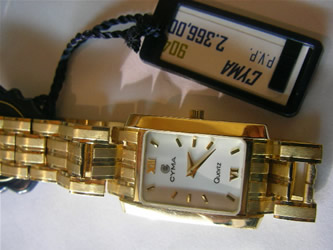 relojes personalizados de oro