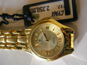 relojes personalizados de oro