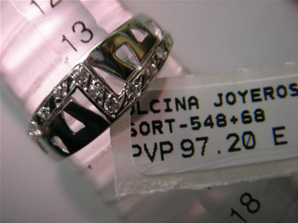sortija oro personalizada