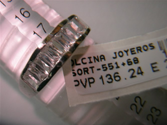 sortija oro personalizada