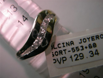 sortija oro personalizada